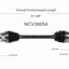 GSP North America NCV39054 CV Axle Assembly