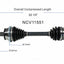 GSP North America NCV11551 CV Axle Assembly