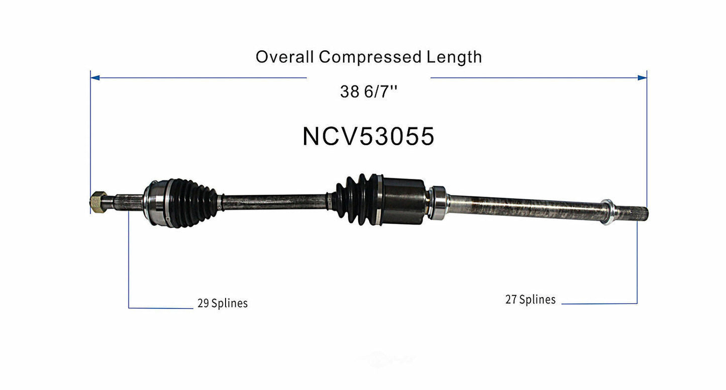 GSP North America NCV53055 CV Axle Assembly