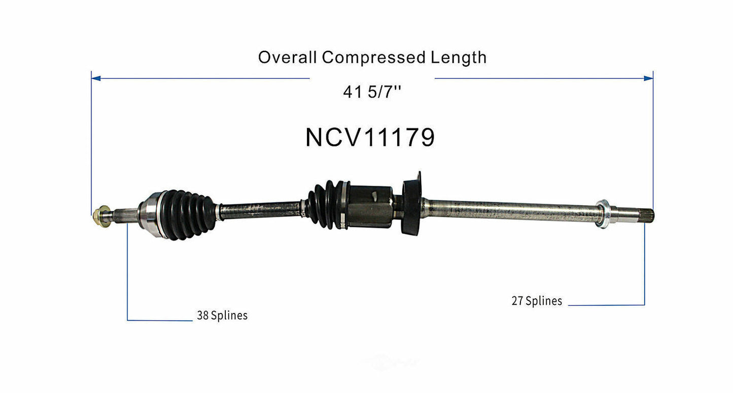 GSP North America NCV11179 CV Axle Assembly