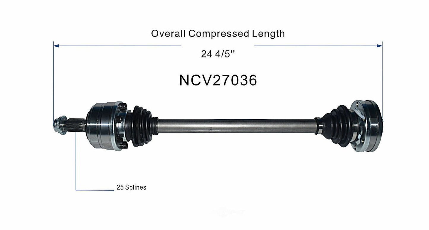 GSP North America NCV27036 CV Axle Assembly