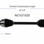GSP North America NCV21025 CV Axle Assembly
