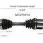 GSP North America NCV73514 CV Axle Assembly