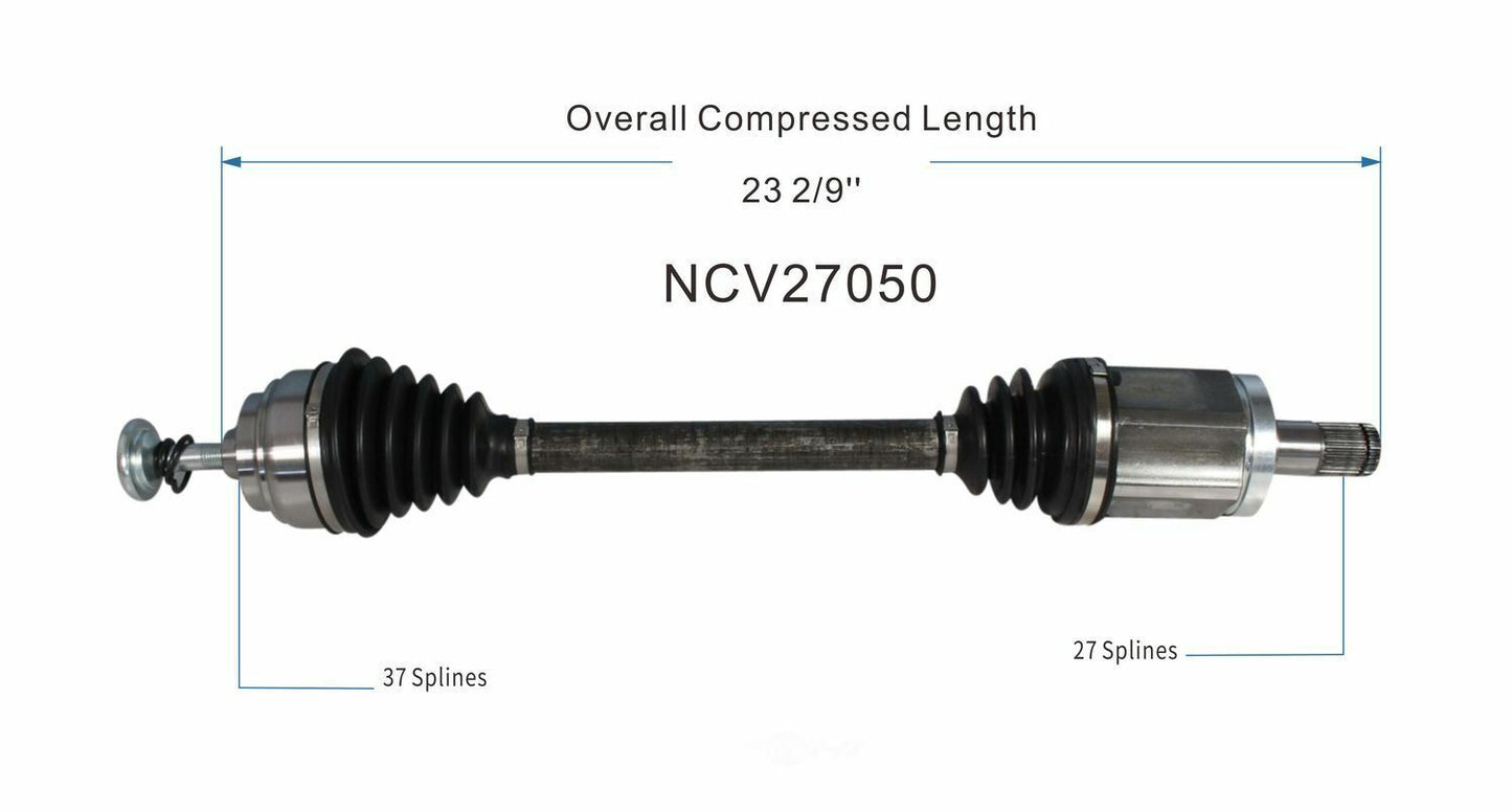 GSP North America NCV27050 CV Axle Assembly