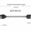 GSP North America NCV36143 CV Axle Assembly