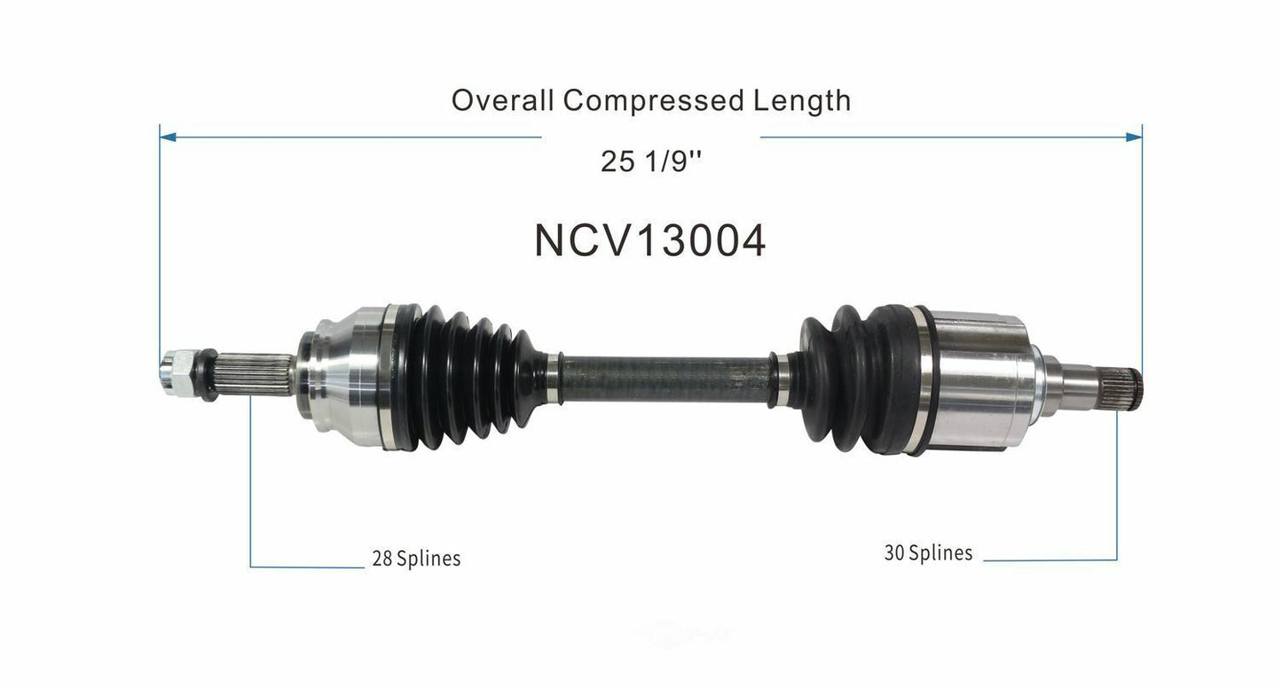 GSP North America NCV13004 CV Axle Assembly