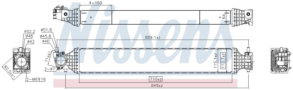 Nissens North America 961542 Intercooler