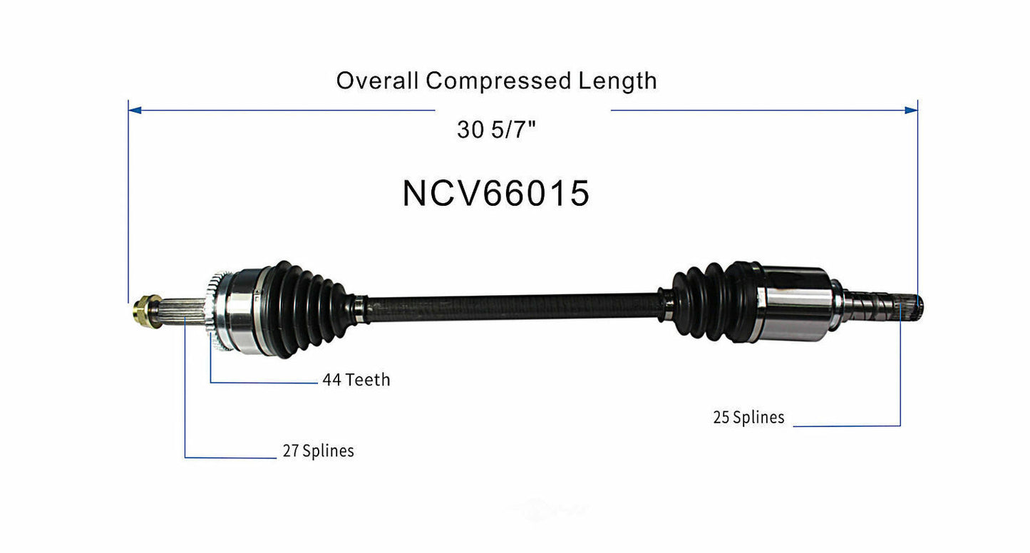 GSP North America NCV66015 CV Axle Assembly