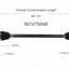 GSP North America NCV75098 CV Axle Assembly