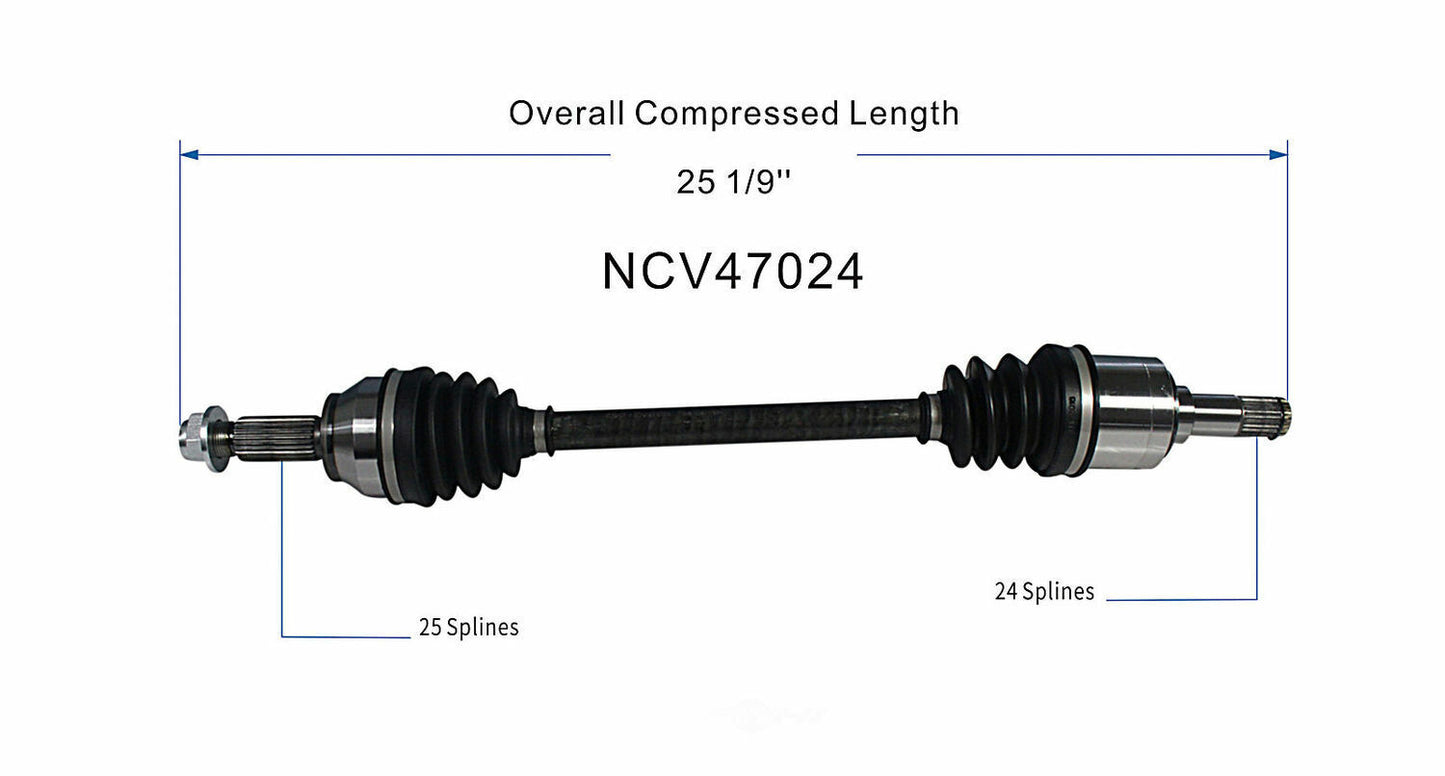 GSP North America NCV47024 CV Axle Assembly