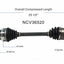 GSP North America NCV36520 CV Axle Assembly