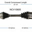 GSP North America NCV10605 CV Axle Assembly