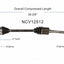 GSP North America NCV12512 CV Axle Assembly