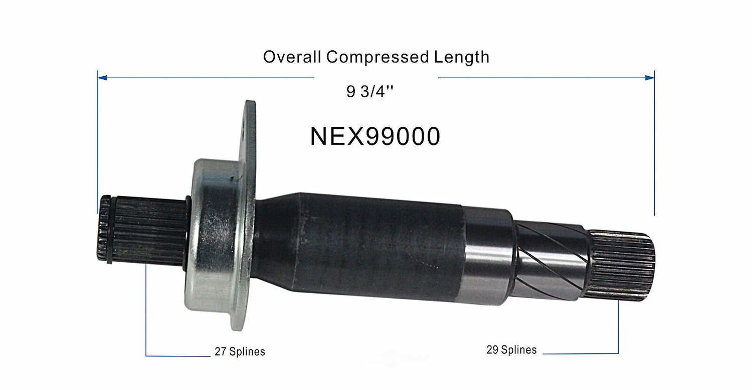 GSP North America NEX99000 CV Intermediate Shaft