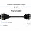 GSP North America NCV36538 CV Axle Assembly