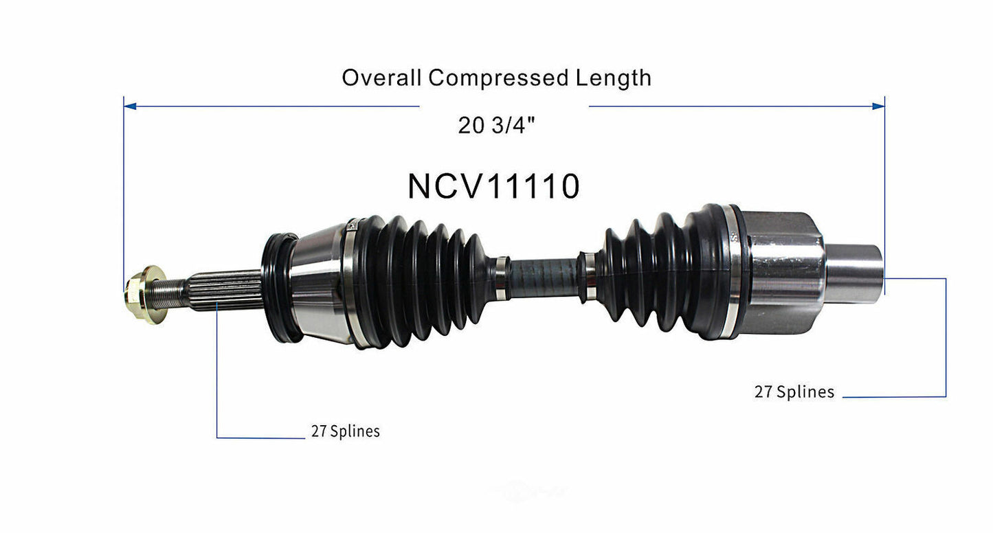 GSP North America NCV11110 CV Axle Assembly