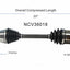 GSP North America NCV36018 CV Axle Assembly