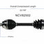 GSP North America NCV82502 CV Axle Assembly