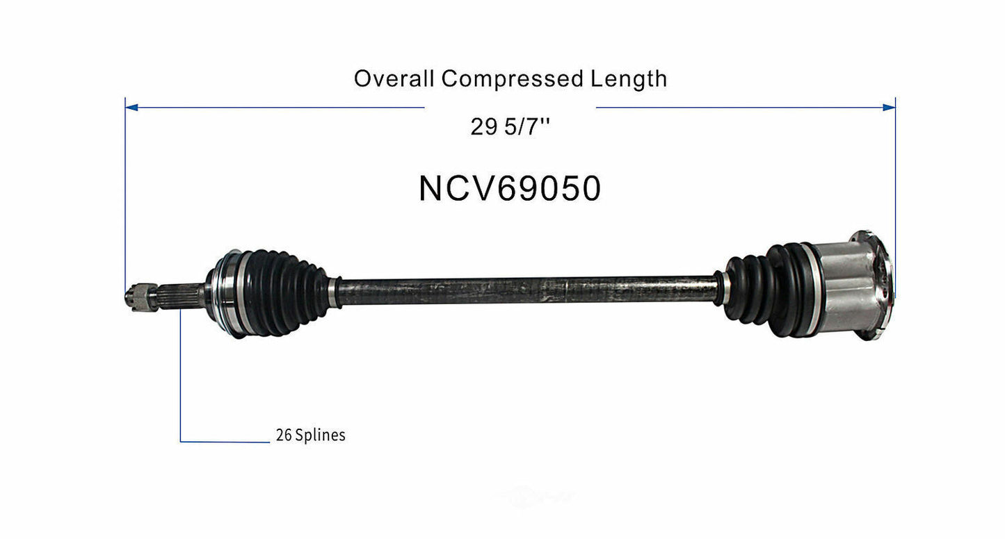 GSP North America NCV69050 CV Axle Assembly