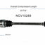 GSP North America NCV10289 CV Axle Assembly