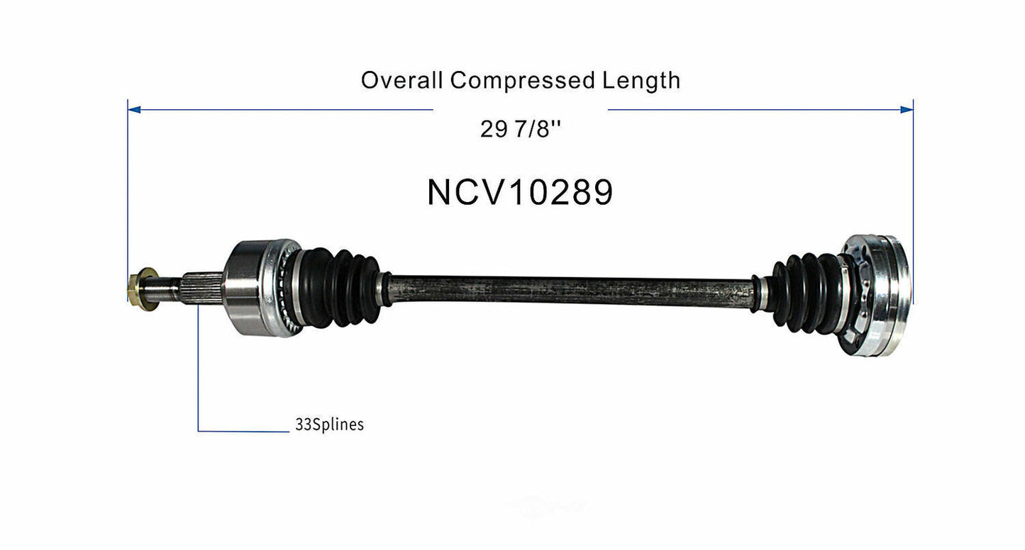 GSP North America NCV10289 CV Axle Assembly