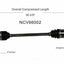 GSP North America NCV66002 CV Axle Assembly