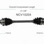 GSP North America NCV10204 CV Axle Assembly