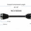 GSP North America NCV36548 CV Axle Assembly