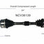 GSP North America NCV36139 CV Axle Assembly