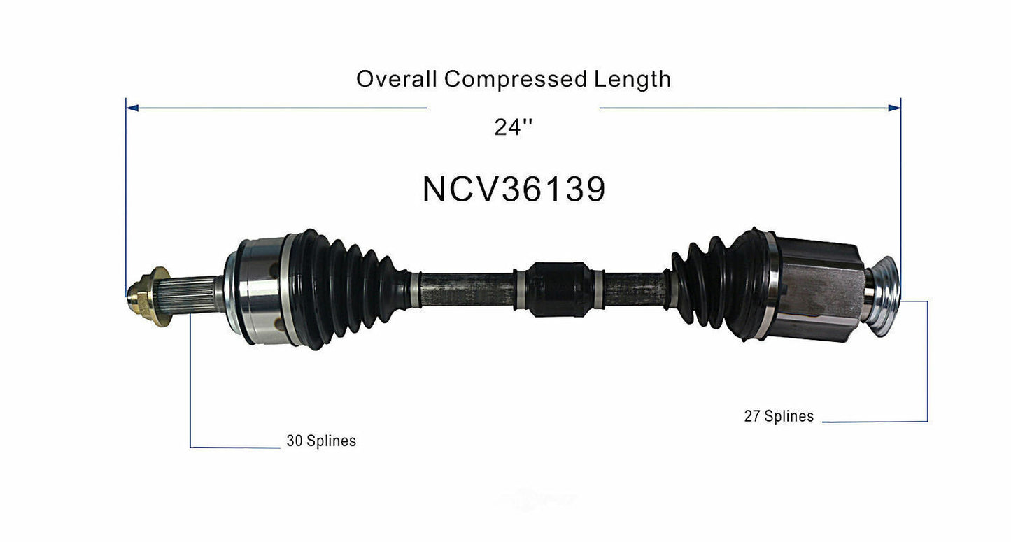 GSP North America NCV36139 CV Axle Assembly