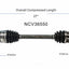 GSP North America NCV36550 CV Axle Assembly