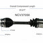 GSP North America NCV37056 CV Axle Assembly