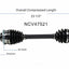 GSP North America NCV47521 CV Axle Assembly