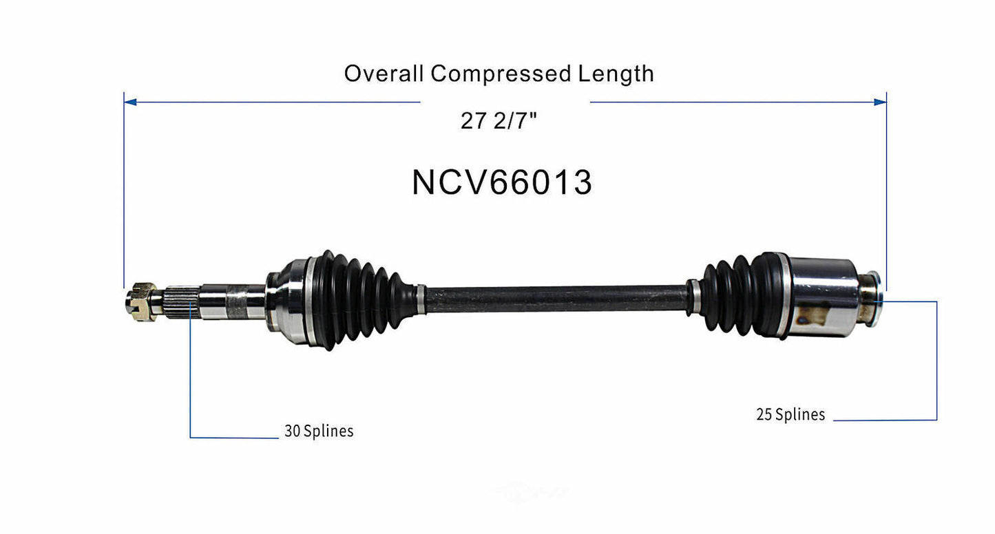 GSP North America NCV66013 CV Axle Assembly