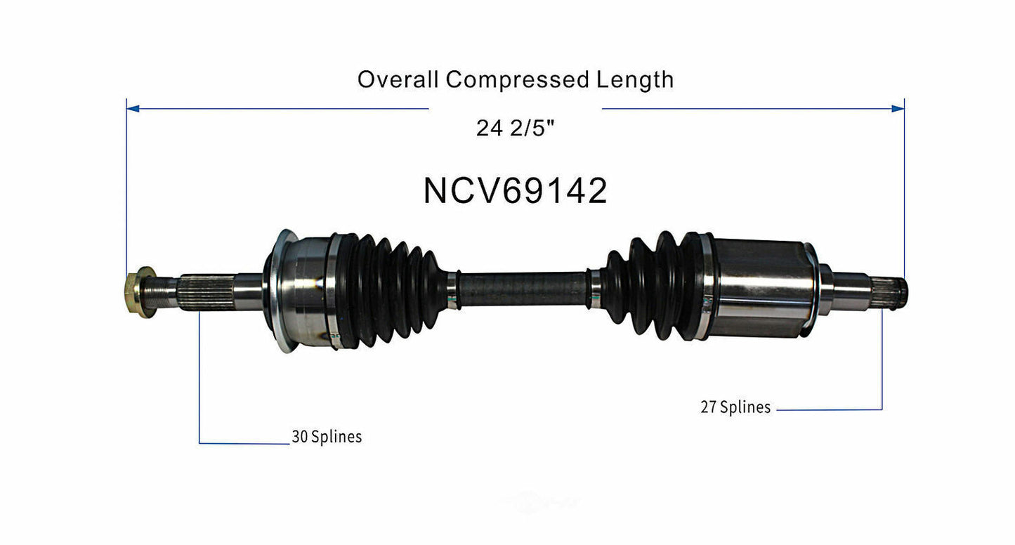 GSP North America NCV69142 CV Axle Assembly