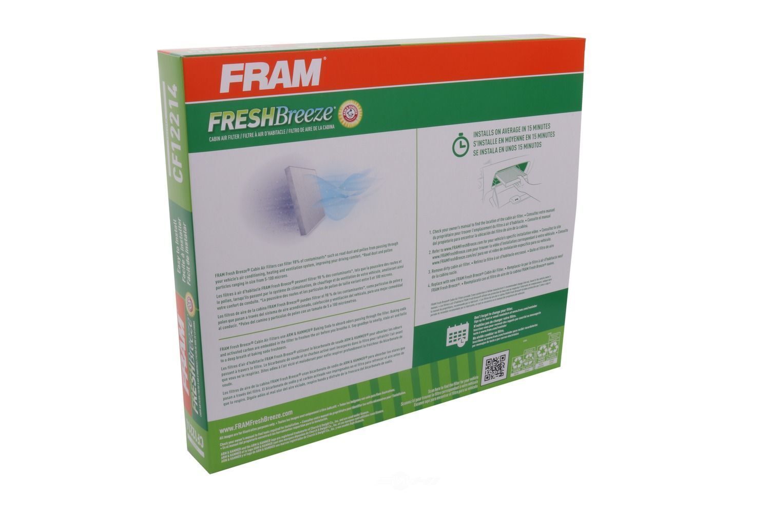 Fram CF12214 Cabin Air Filter