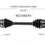 GSP North America NCV36570 CV Axle Assembly