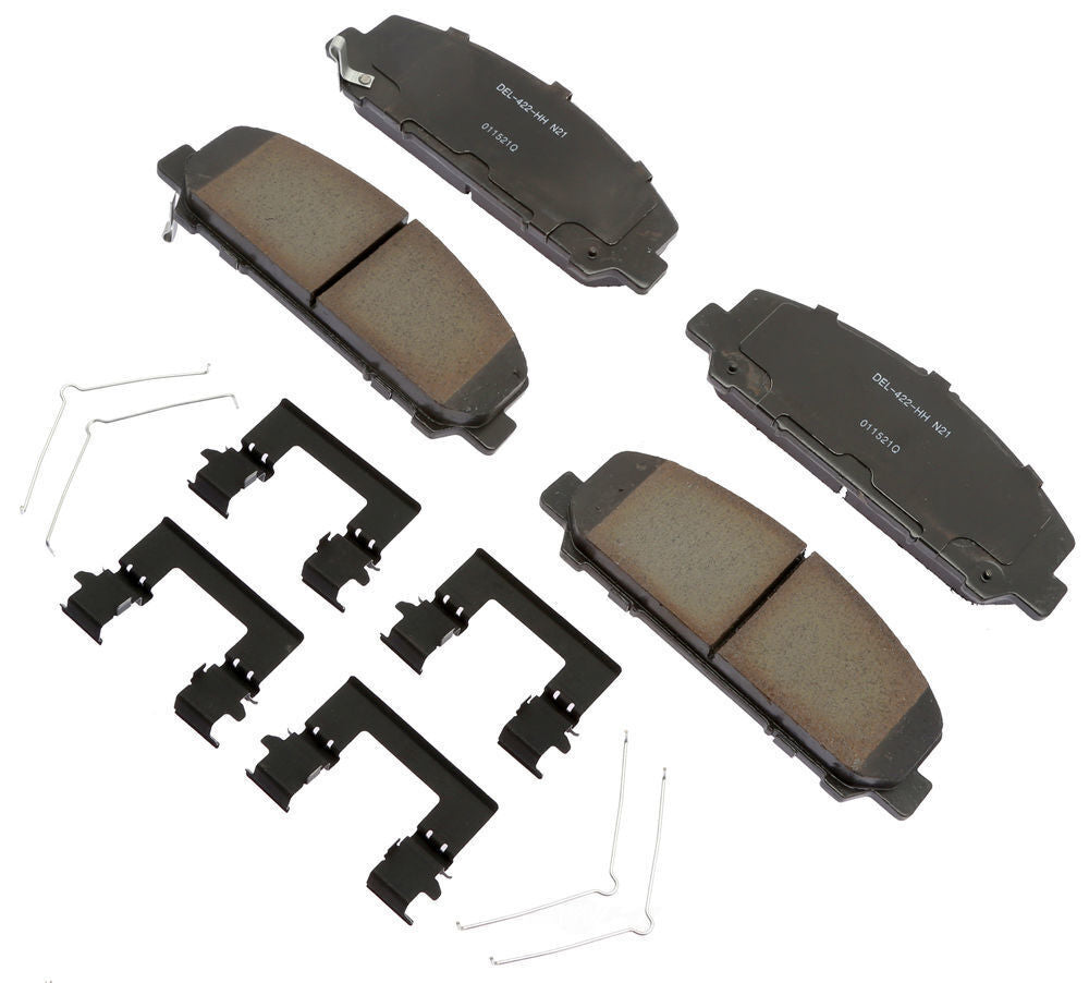 ACDelco Professional Durastop 17D1509CHF1 Disc Brake Pad Set