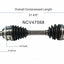 GSP North America NCV47568 CV Axle Assembly
