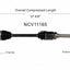 GSP North America NCV11165 CV Axle Assembly