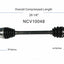 GSP North America NCV10048 CV Axle Assembly