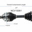 GSP North America NCV10061 CV Axle Assembly