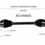GSP North America NCV69055 CV Axle Assembly