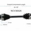 GSP North America NCV36526 CV Axle Assembly
