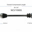 GSP North America NCV10905 CV Axle Assembly