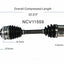 GSP North America NCV11559 CV Axle Assembly