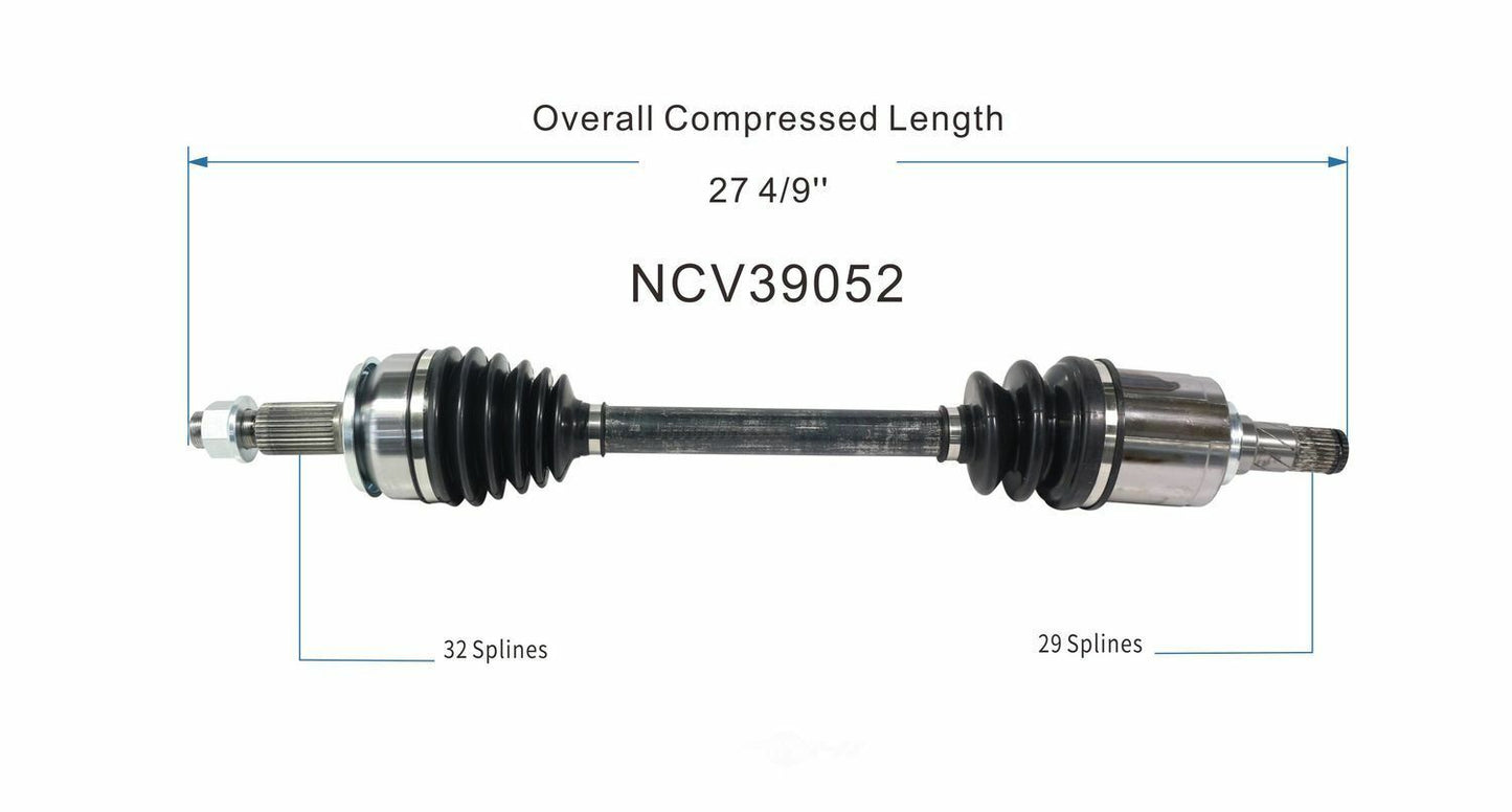 GSP North America NCV39052 CV Axle Assembly