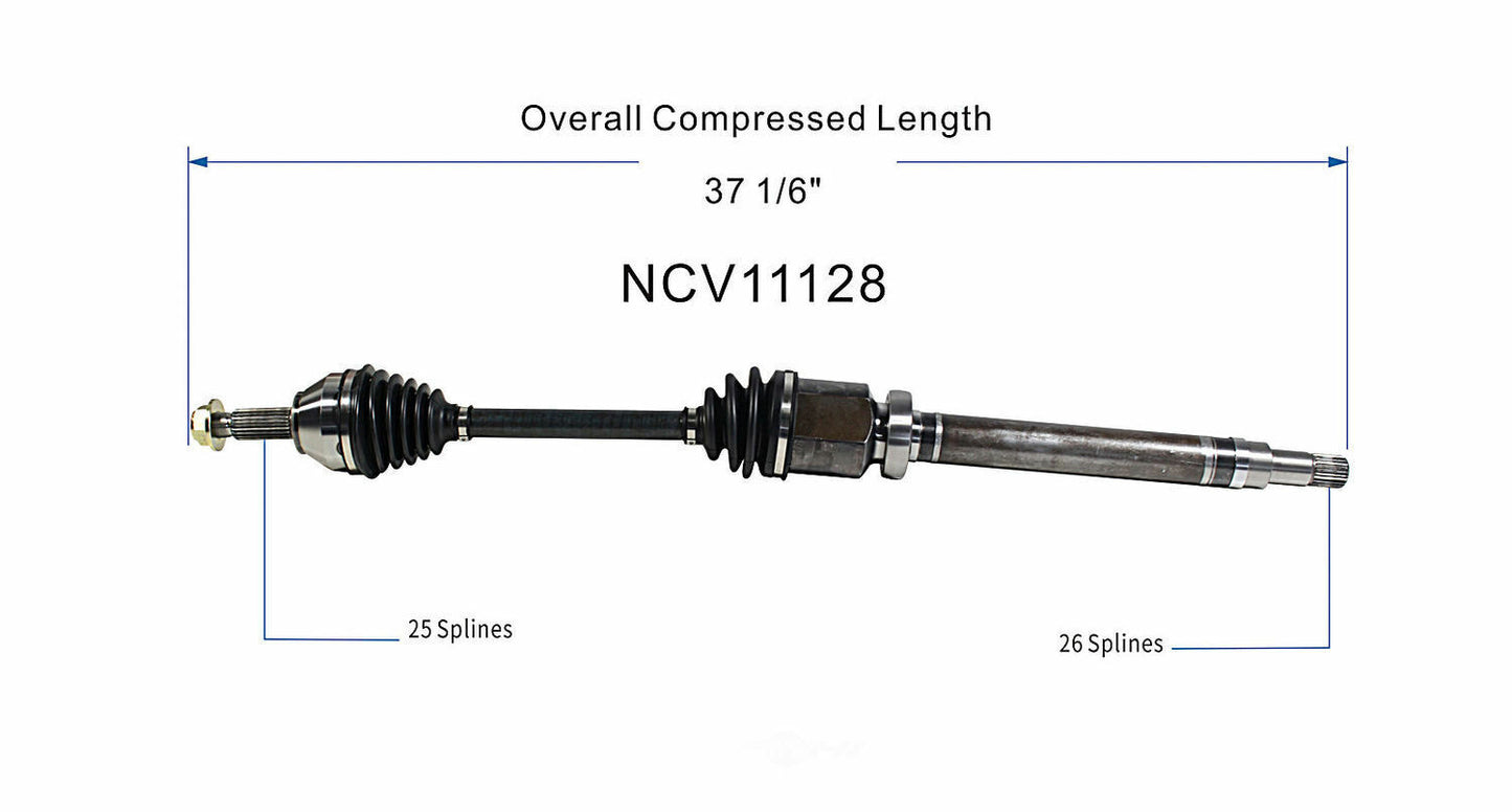 GSP North America NCV11128 CV Axle Assembly