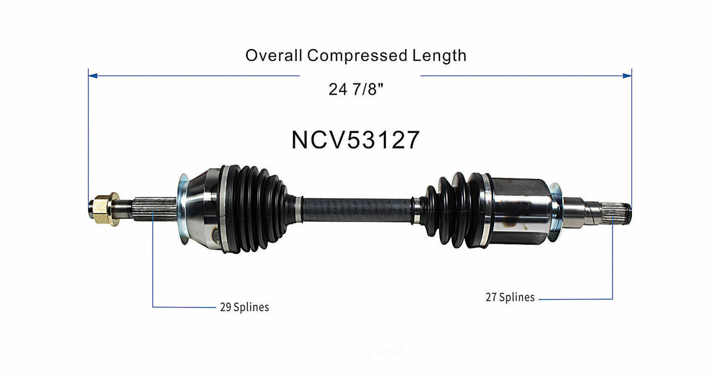 GSP North America NCV53127 CV Axle Assembly