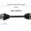 GSP North America NCV36578 CV Axle Assembly
